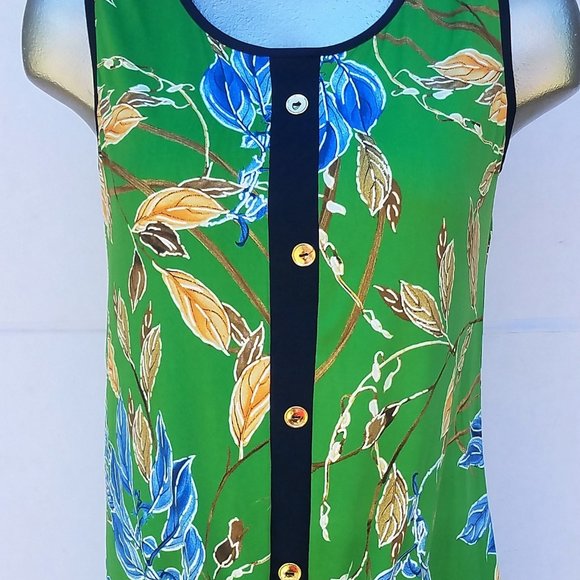 Emi & Joe Tops Emi Joe Womens Sleeveless Print Top Poshmark